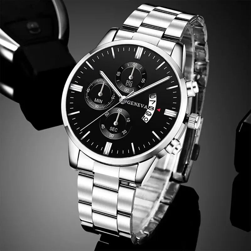 Montre pour homme en acier inoxydable